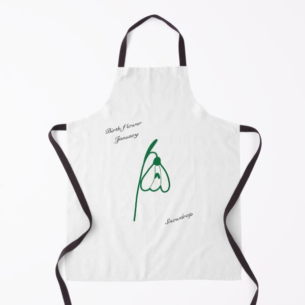 Item preview, Flower Month Snowdrop January Hand drawn Cute Birth Month Flower Hand made designed and sold by khulisara246.