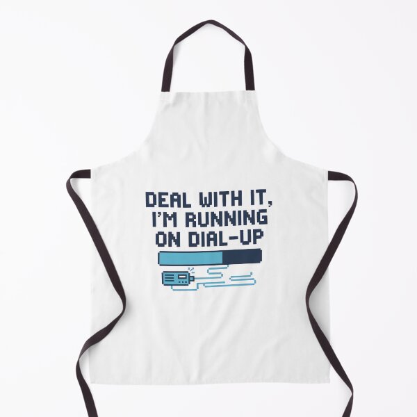 Item preview, Deal With It Running On Dial-Up Retro Tech designed and sold by AbcDigs Studio.