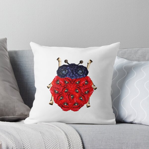 Item preview, Red Poppy Floral Ladybug designed and sold by capricedefille.