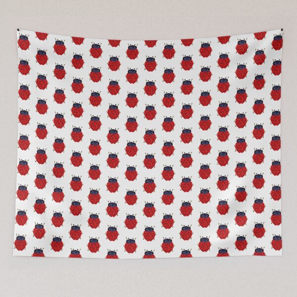 Item preview, Red Poppy Floral Ladybug designed and sold by capricedefille.