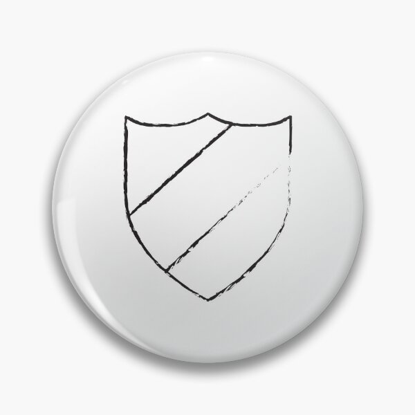 Item preview, Minimalist Shield Slash Emblem | Dark Heraldry Knightcore Aesthetic designed and sold by Like it.