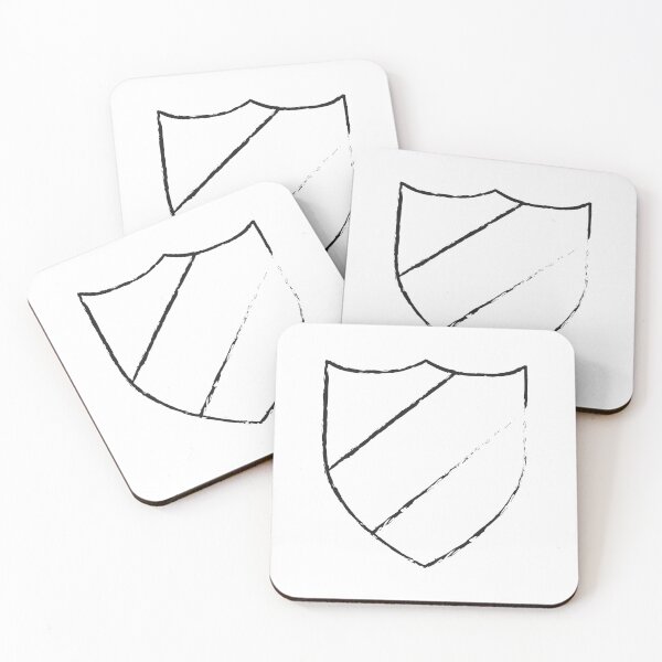 Item preview, Minimalist Shield Slash Emblem | Dark Heraldry Knightcore Aesthetic designed and sold by Like it.
