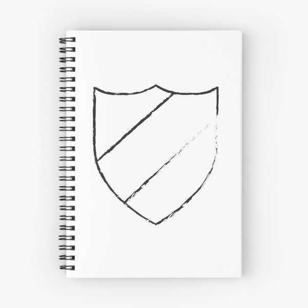 Item preview, Minimalist Shield Slash Emblem | Dark Heraldry Knightcore Aesthetic designed and sold by Like it.