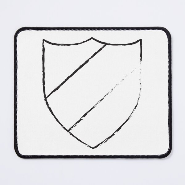Item preview, Minimalist Shield Slash Emblem | Dark Heraldry Knightcore Aesthetic designed and sold by Like it.