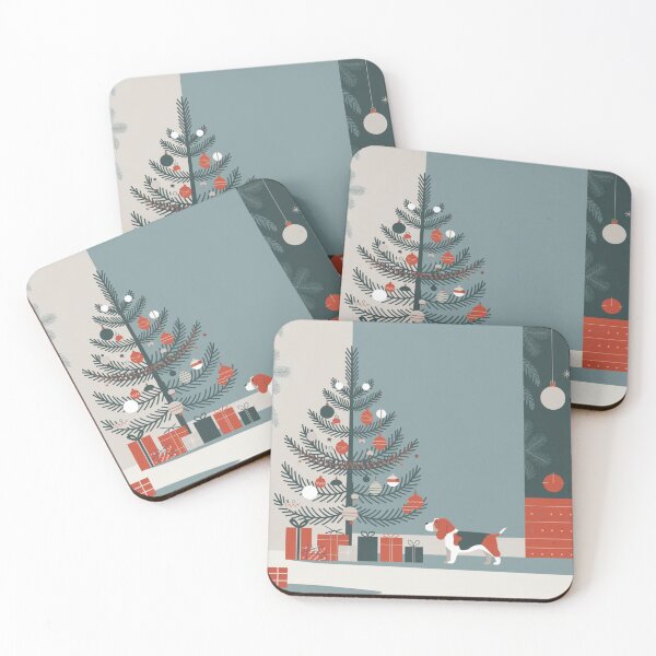 Item preview, Beagle Frosty Christmas designed and sold by NeatThingLover.
