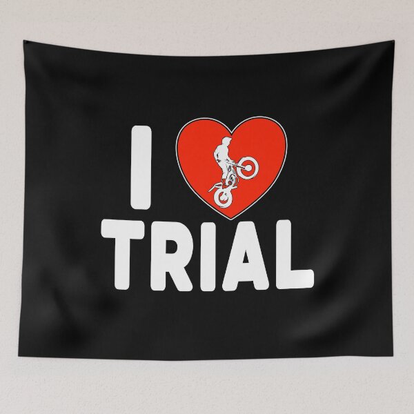 Item preview, I LOVE TRIAL trial riders trial fans acrobatic extreme motorcycle motorsport indoor trial outdoor trial designed and sold by Jt41.