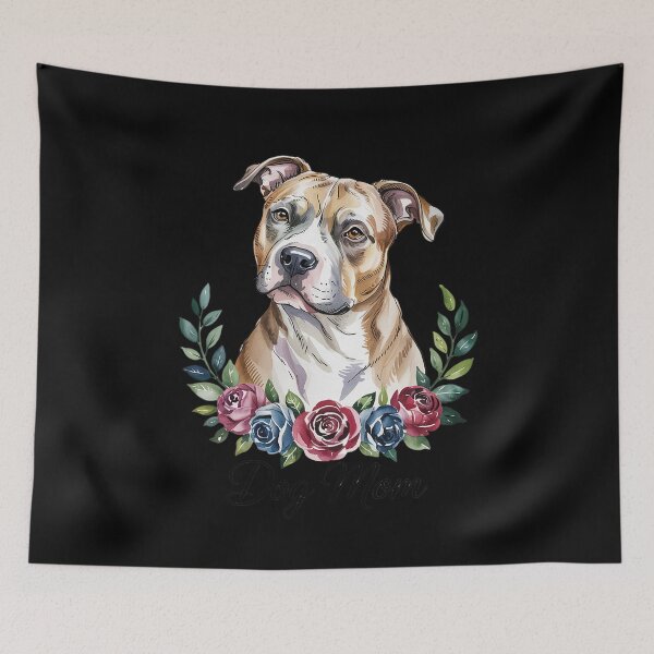Item preview, American Bulldog Dog Mom Floral Bully Mama  designed and sold by MythWoot.