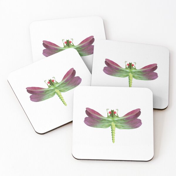 Item preview, Pink Petal Botanical Dragonfly designed and sold by capricedefille.