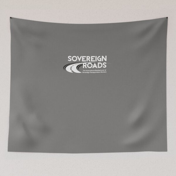 Item preview, SOVEREIGN ROADS LOGO WHITE designed and sold by Braulioollack.
