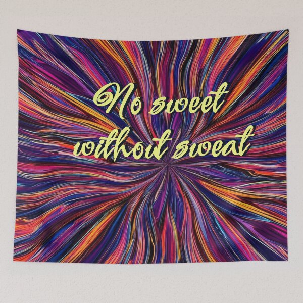 Item preview, No sweet without sweat designed and sold by aleksandr13.