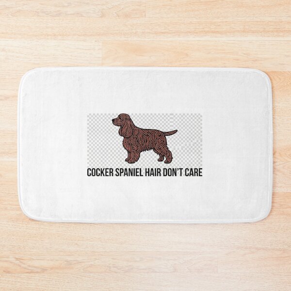Item preview, Cocker Spaniel Hair Don’t Care Funny Dog Owner Humor Gift designed and sold by courtsideco.
