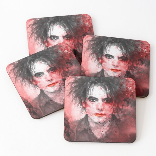 Item preview, Robert Smith The Cure  Colour Watercolour Portrait – Gothic Music Art Print designed and sold by ConorKeeganArt.