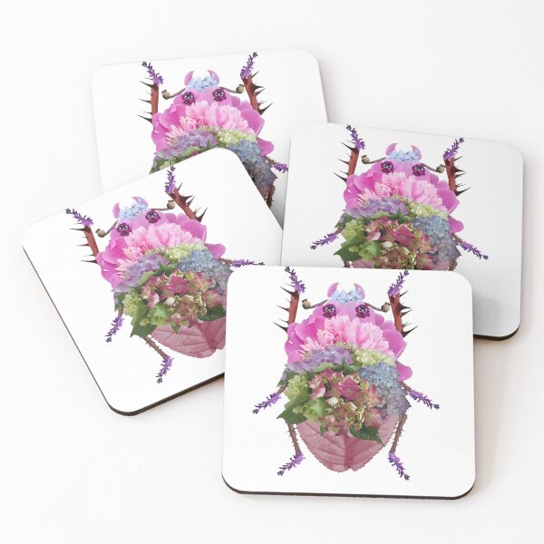 Item preview, Peony Hydrangea Flower Beetle designed and sold by capricedefille.