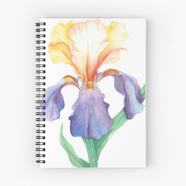 Item preview, Watercolor Bearded Iris designed and sold by SaskyaFate.