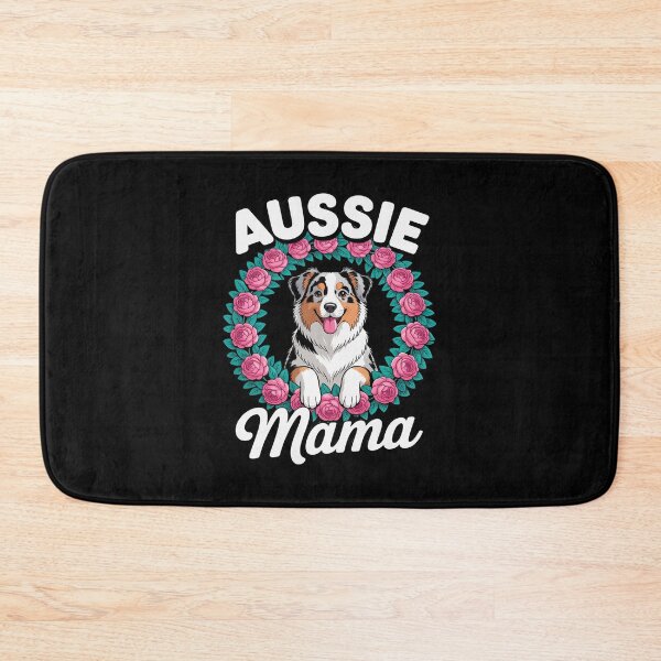 Item preview, Aussie Mama Australian Shepherd Dog Lover Floral  designed and sold by PowAcademy.