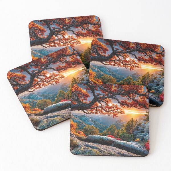 Item preview, Vibrant Sunset Over Majestic Rocky Mountain Vista designed and sold by Artessie.