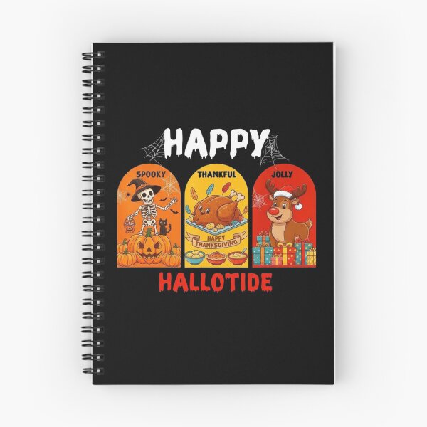 Item preview, Happy Hallotide: Spooky Thankful Jolly - Funny Autumn Winter Holiday Design designed and sold by ARTReMi.