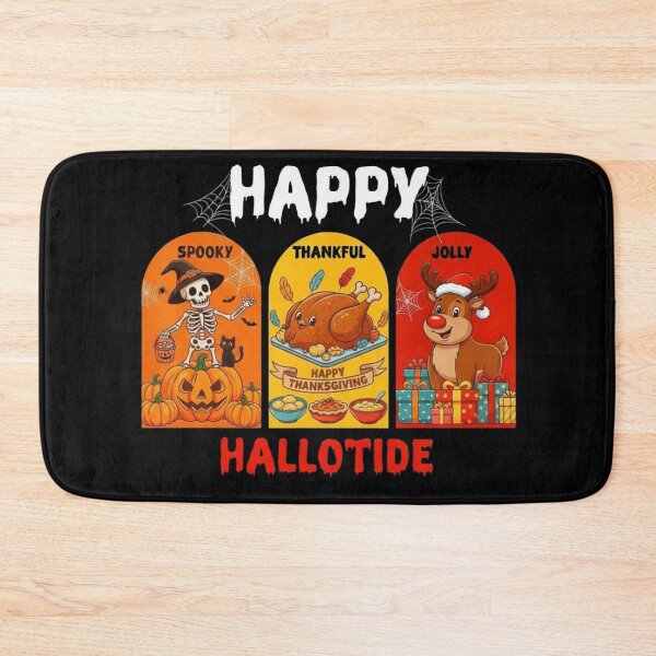 Item preview, Happy Hallotide: Spooky Thankful Jolly - Funny Autumn Winter Holiday Design designed and sold by ARTReMi.