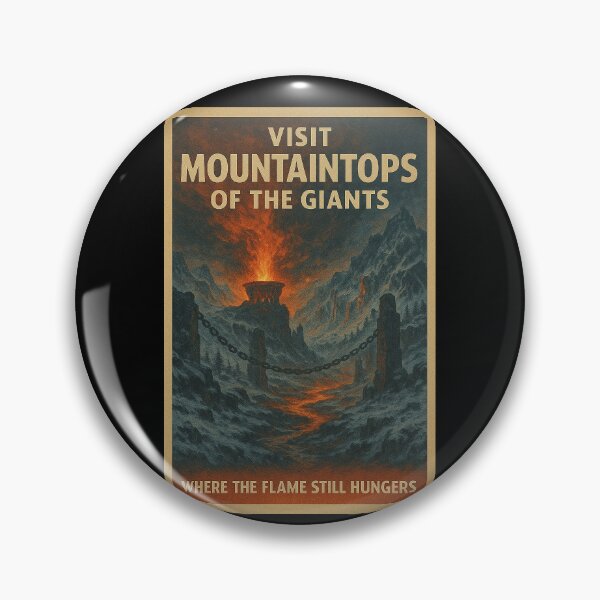 Item preview, Visit Mountaintops of the Giants — Where the Flame Still Hungers designed and sold by ChickenFund.
