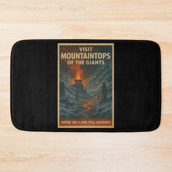 Item preview, Visit Mountaintops of the Giants — Where the Flame Still Hungers designed and sold by ChickenFund.