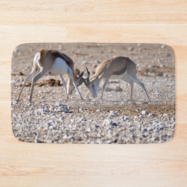 Item preview, Young fighting springboks designed and sold by Photopat.