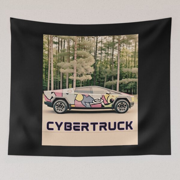 Item preview, cybertruck artwork designed and sold by TEEJAMBOREE.