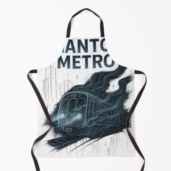 Item preview, Phantom Metro – Futuristic Ghost Train Illustration designed and sold by Zara’s shop.