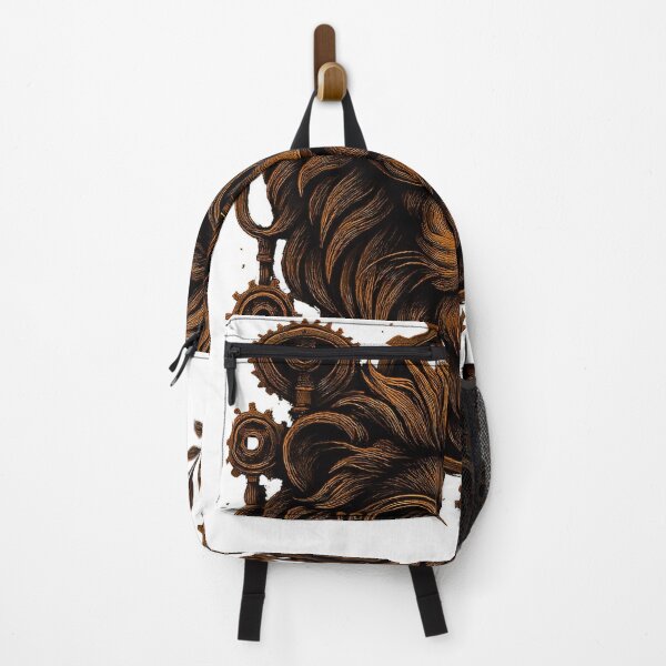 Item preview, Steampunk Lion Emperor – Regal Mechanical Beast Illustration designed and sold by Zara’s shop.