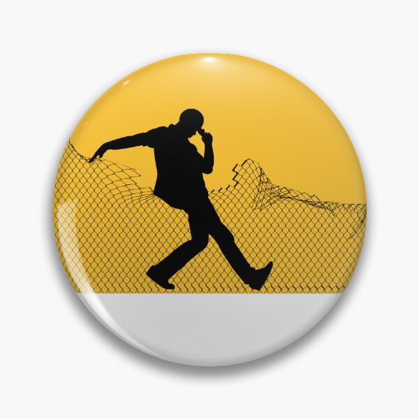 Item preview, Border Hopper - Minimalist Silhouette Art | Immigration Street Art Style designed and sold by Like it.