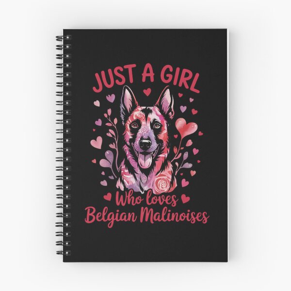 Item preview, Belgian Malinois Just A Girl Who Loves Dog Flower Floral designed and sold by MythWoot.