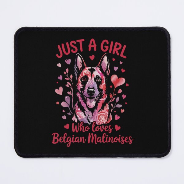 Item preview, Belgian Malinois Just A Girl Who Loves Dog Flower Floral  designed and sold by MythWoot.