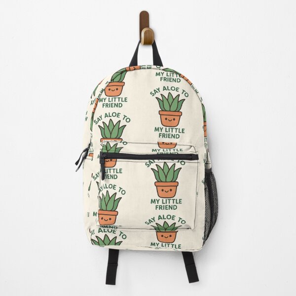 Item preview, Say Aloe to My Little Friend – Cute Plant Pun Sticker designed and sold by astersgraphics.