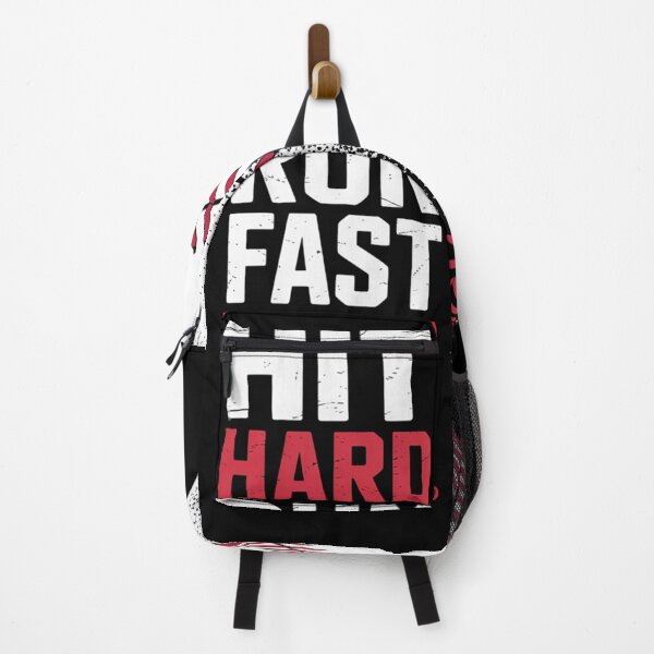 Item preview, Hit Hard Run Fast Turn Left Baseball Player designed and sold by RayhendersonArt.
