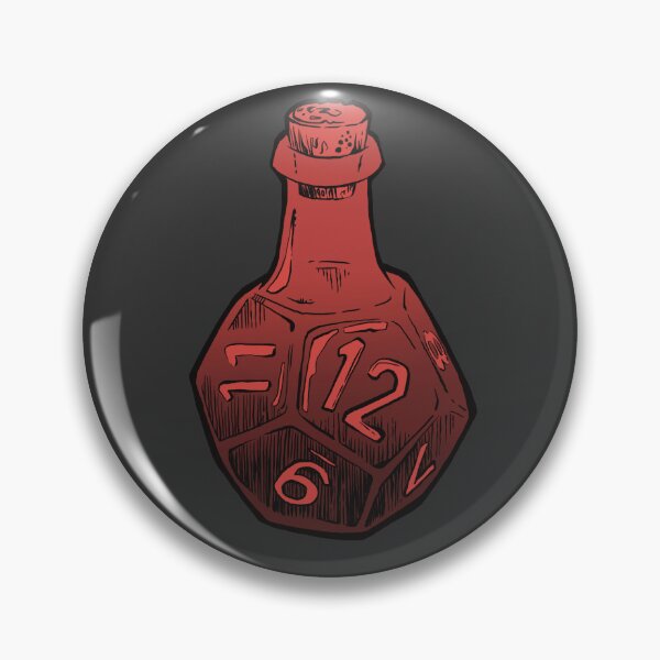 Item preview, D12 Potion Bottle designed and sold by maikaartwork.