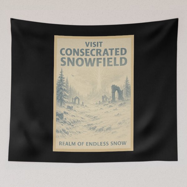 Item preview, Visit Consecrated Snowfield — Realm of Endless Snow designed and sold by ChickenFund.