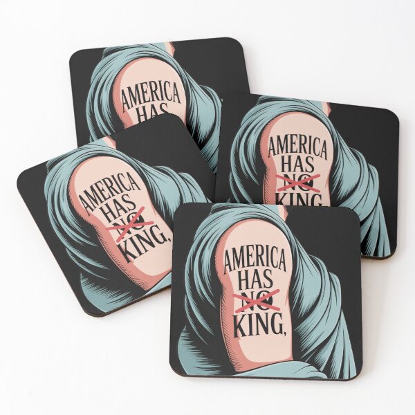 Item preview, America Has No King Independence Artwork designed and sold by flagylART.