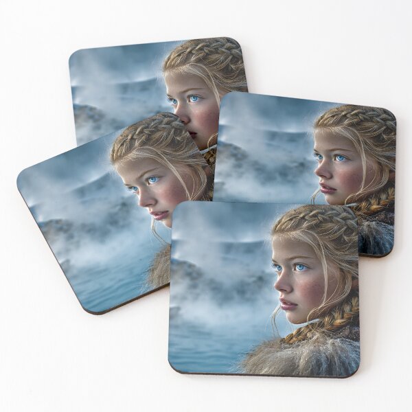 Item preview, Young Girl in Cold Environment with Stunning Eyes designed and sold by Artessie.