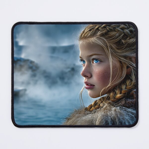 Item preview, Young Girl in Cold Environment with Stunning Eyes designed and sold by Artessie.