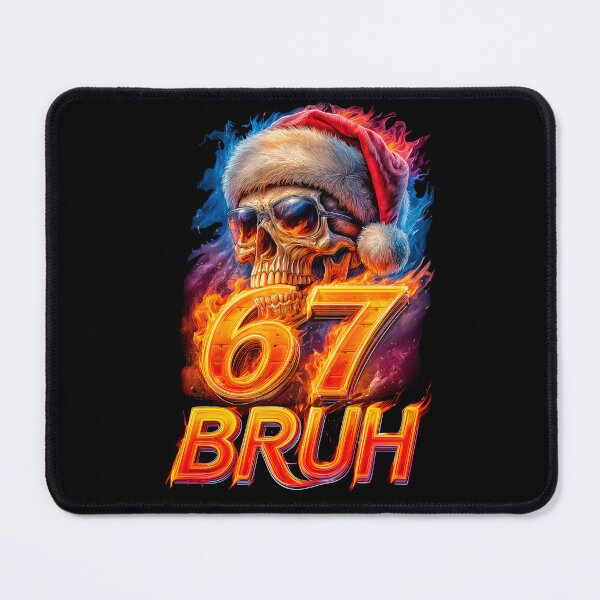Item preview, 67 Christmas Gen Z meme Funny Santa Six Seven Skeleton designed and sold by PetsArt.