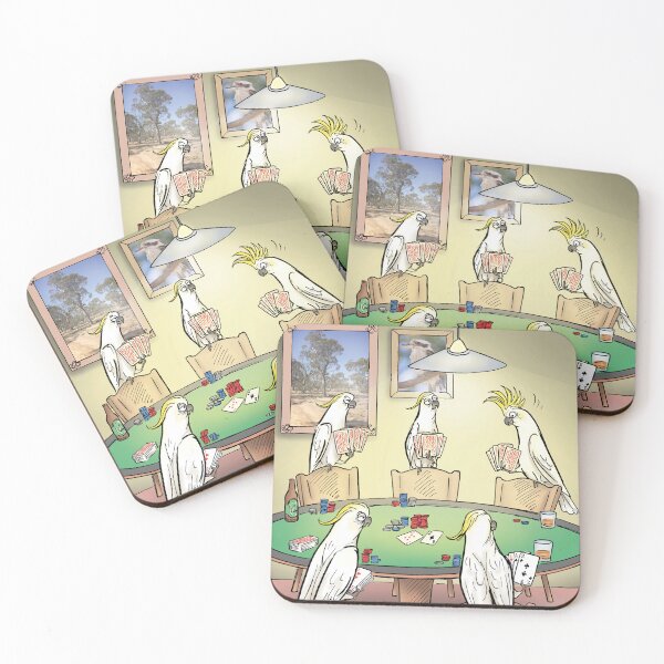 Item preview, Cockatoos Paying Poker designed and sold by Jed Dunstan.