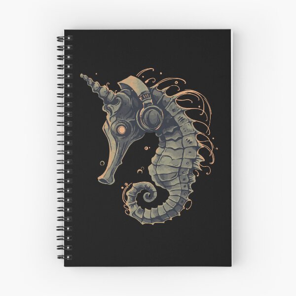 Item preview, Techno Seahorse Illustration designed and sold by drizzd.