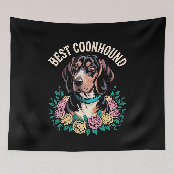 Item preview, Best Redbone Coonhound Mom Ever Floral Dog  designed and sold by MythWoot.