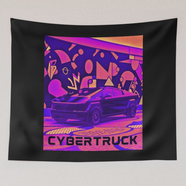 Item preview, cybertruck artwork designed and sold by TEEJAMBOREE.