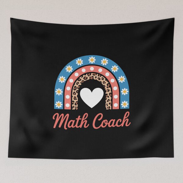 Item preview, Math Coach Rainbow Leopard 100th Day Of School designed and sold by gourpmerzihd.
