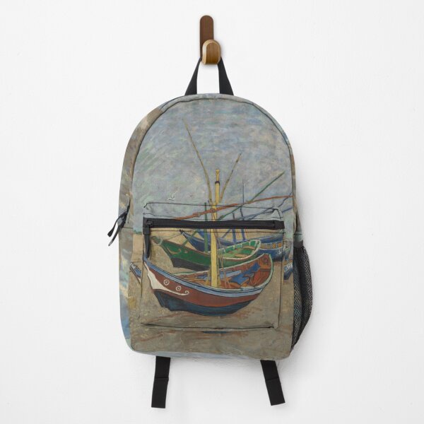 Item preview, Fishing Boats Vincent van Gogh painting Yachts Van Gogh print designed and sold by ArtUnova.