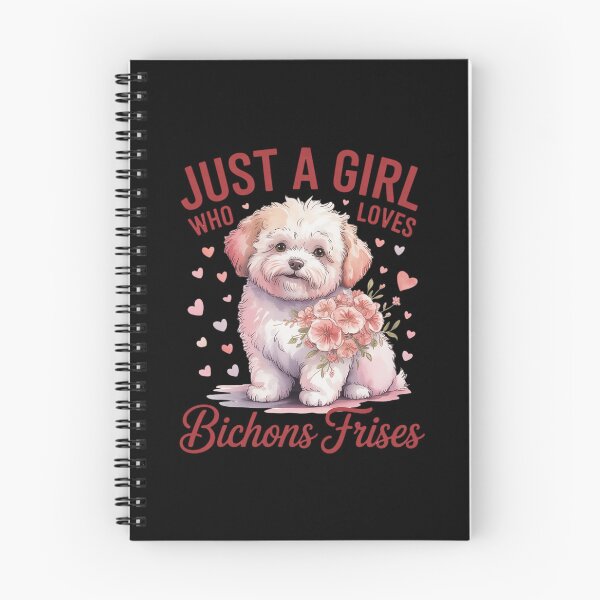 Item preview, Bichon Frise Just A Girl Who Loves Dog Flower Women Floral  designed and sold by PowAcademy.