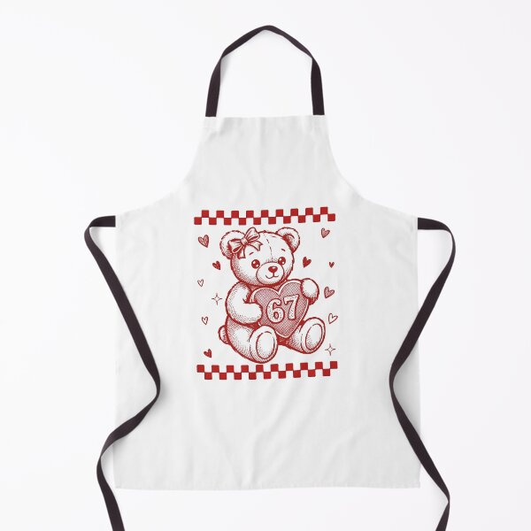 Item preview, Cute Vintage Teddy Bear Holding Heart 67 – Red Retro Valentine Style Illustration designed and sold by Snifferius.