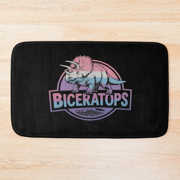 Item preview, Biceratops Bisexual Dinosaur LGBT Pride  designed and sold by MarryIsMonth.