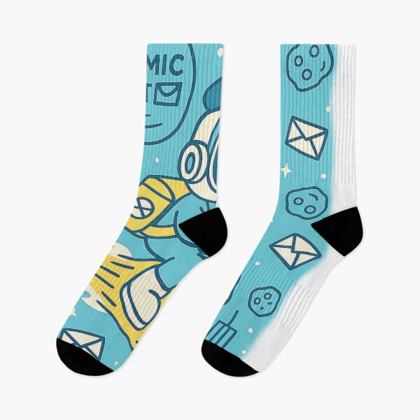 Item preview, Cosmic Postman – Whimsical Sci-Fi Mail Carrier Illustration designed and sold by Zara’s shop.