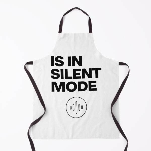 Item preview, "IS IN SILENT MODE" Typographic Design designed and sold by iwzzuel.